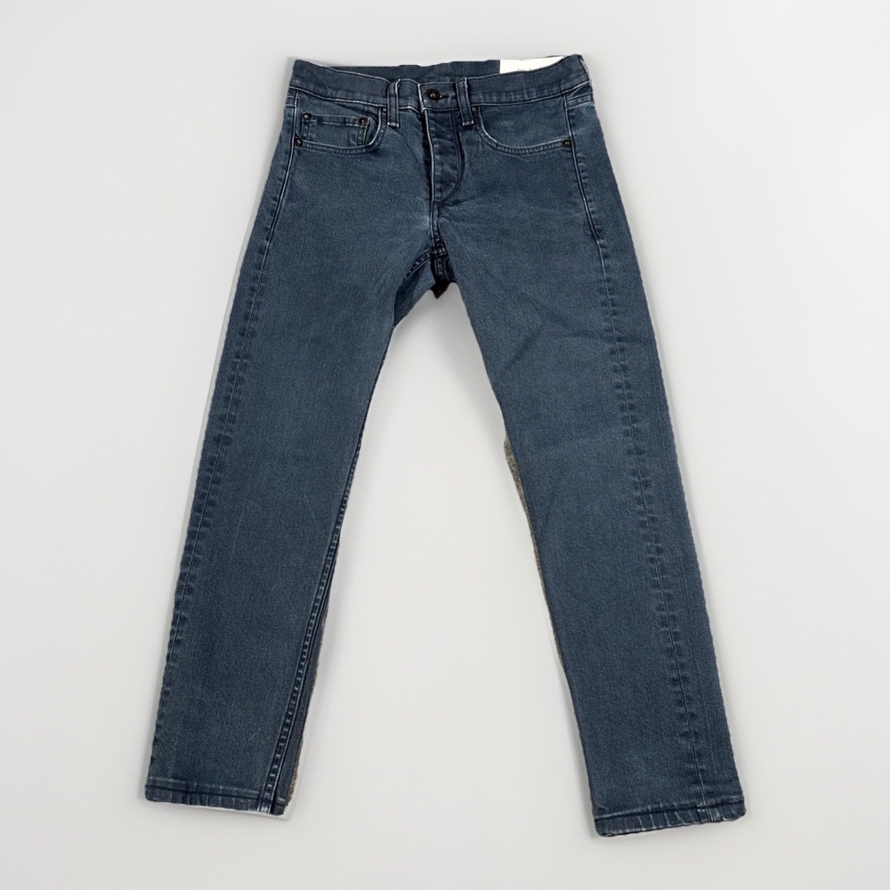 Rag & Bone Fit 1 Skinny‎ Jeans Mens 28 Coated Navy Standard Issue M1224C444CNV